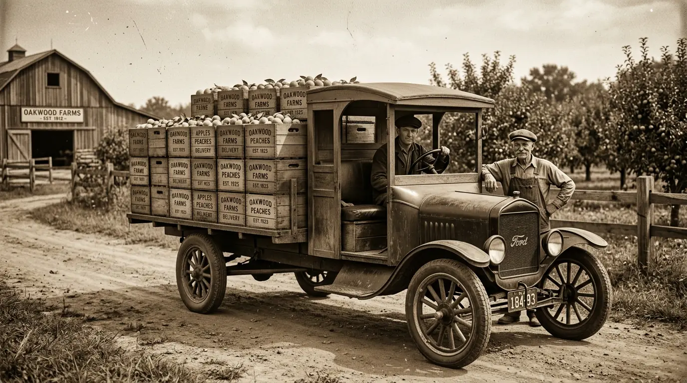 Agrillano team member harvesting in orchard