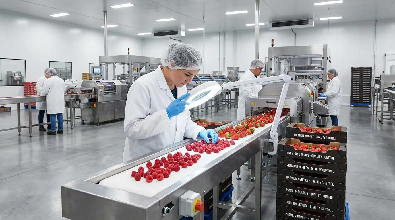 Agrillano team member with fresh produce