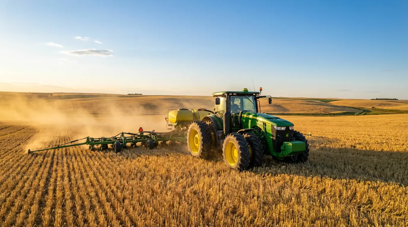 Team member assessing orchard soil and nutrient conditions