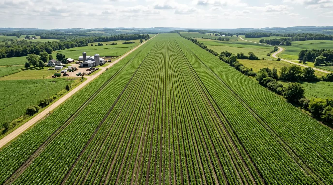 Farm landscape and operations